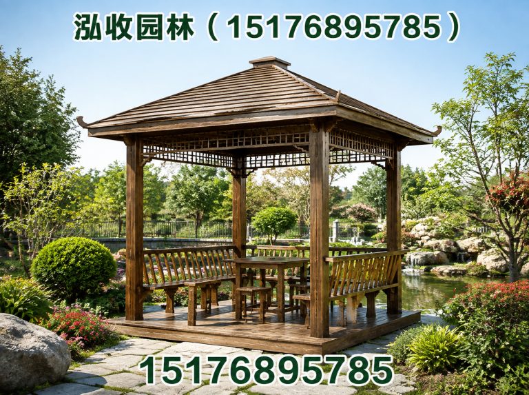 济宁防腐木凉亭展示图